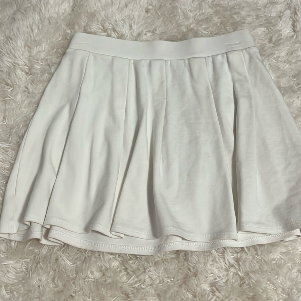 White Wild Fable tennis skirt